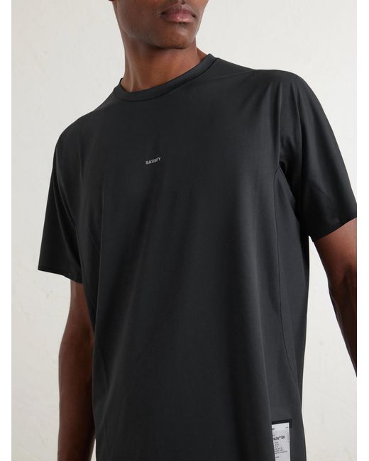 Satisfy Black Auralite Uv T-Shirt for men