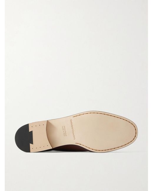 Officine Creative Brown Oliver 006 Deerskin Loafers for men