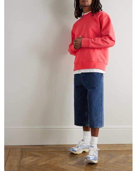 Folk Red Anniversary Organic Cotton-Jersey Sweatshirt for men