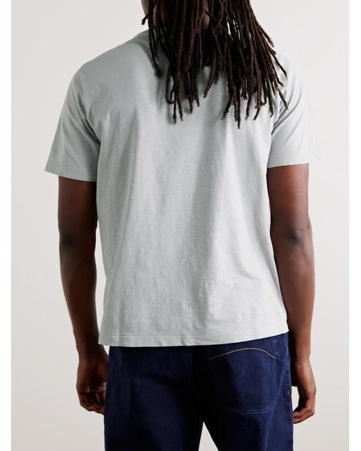 Hartford Gray Cotton-Jersey T-Shirt for men