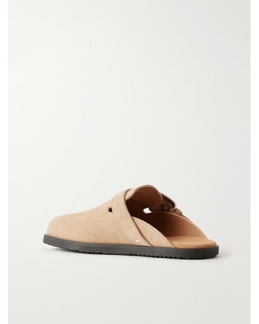 Maison Margiela White Tabi Daily Split-Toe Suede Sandals for men