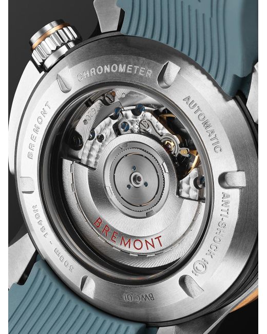 Bremont Black Supermarine Descent Ii Automatic Chronograph 43mm Titanium for men