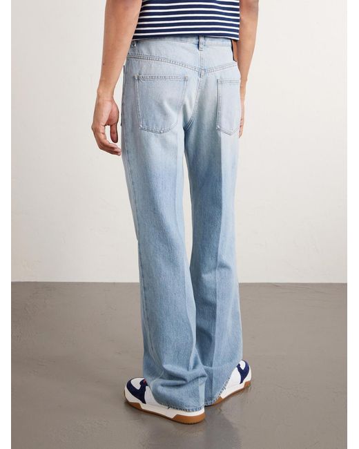 Valentino Garavani Blue Straight-Leg Jeans for men