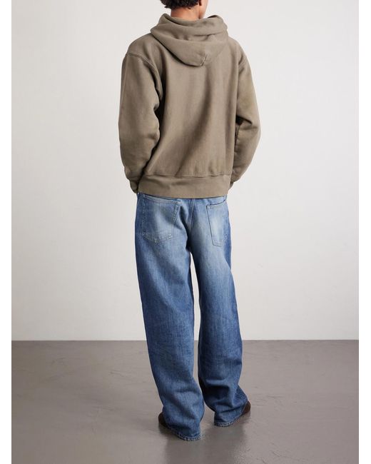 Les Tien Natural Heavyweight Structured-Fleece Cotton-Jersey Hoodie for men