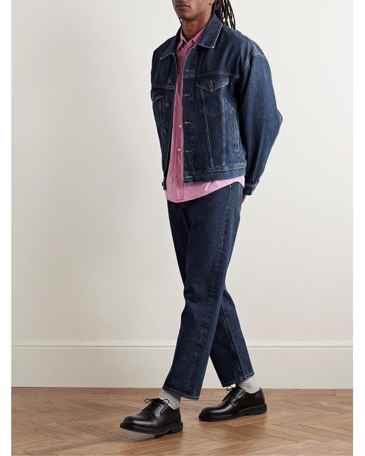 Agolde Blue Stefano Denim Trucker Jacket for men