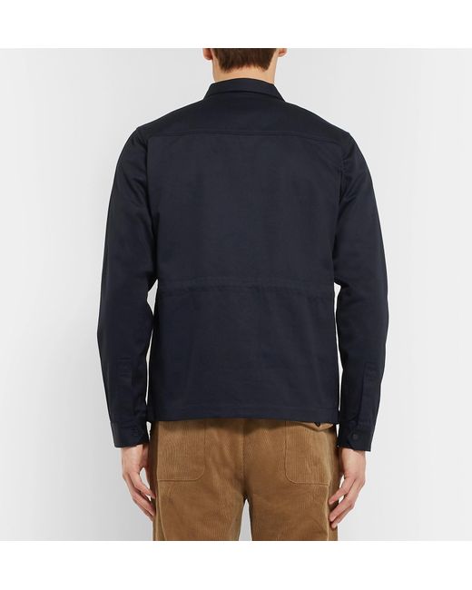 Cotton Folk Assembly Field Lyst Twill Jacket For Blue Men qzHqw6