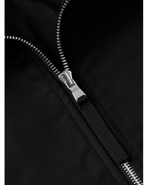 Agolde Black Laurie Cotton-Canvas Bomber Jacket for men