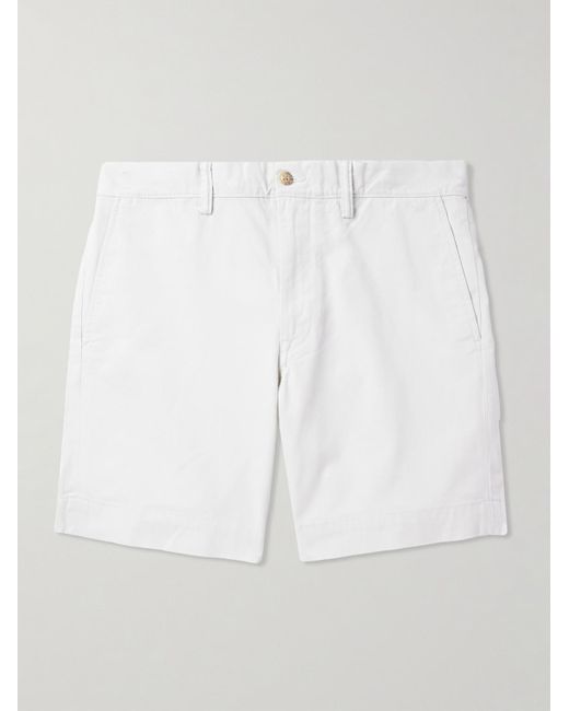 Polo Ralph Lauren Bedford schmal geschnittene Shorts aus Twill aus einer Baumwollmischung in White für Herren