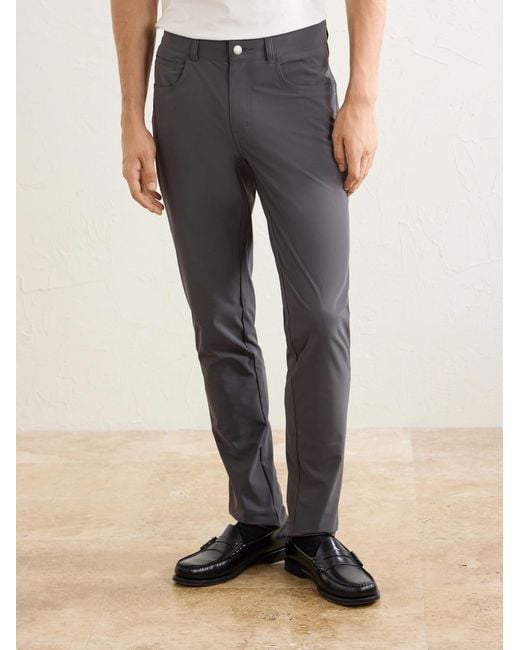 Peter Millar Gray Bingham Slim-leg Stretch-cotton Trousers for men