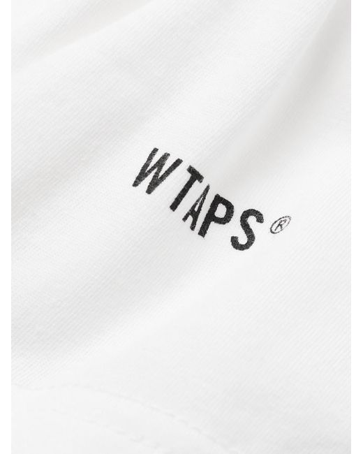 Confezione da tre T-shirt in jersey di cotone con logo di (w)taps in White da Uomo