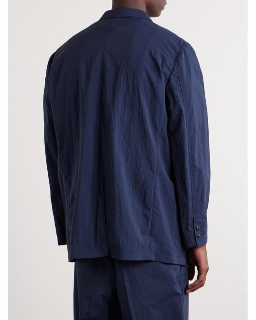 Beams Plus 3B Anywhere(Wear) Seersucker Blazer in Blue for Men | Lyst UK