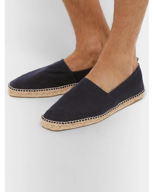 Castaner Blue Pablo Canvas Espadrilles for men