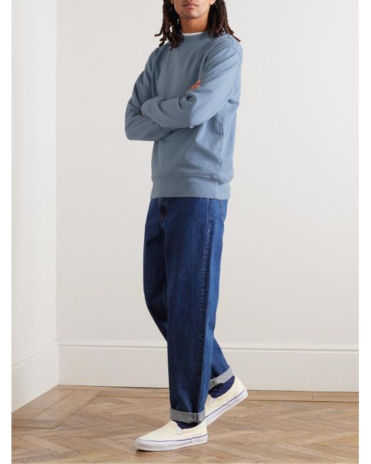Save Khaki Sweatshirt aus Supima®-Baumwoll-Jersey in Blue für Herren