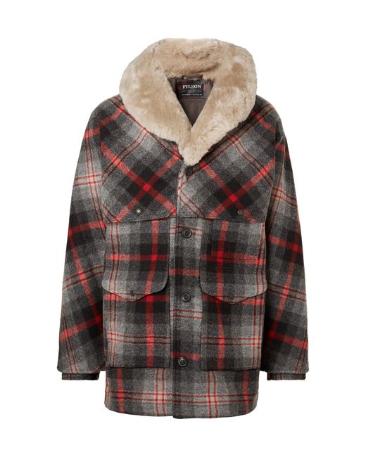 Filson Gray Wool Packer Coat for men