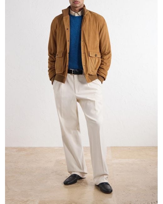 Valstar Brown Ino Suede Jacket for men