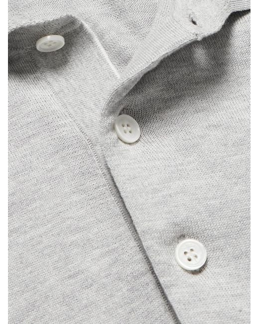 Peter Millar White Mariner Sea Island Cotton Polo Shirt for men