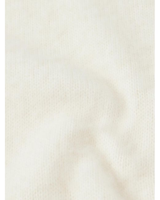 Boglioli White Slim-Fit Wool And Cashmere-Blend Sweater for men
