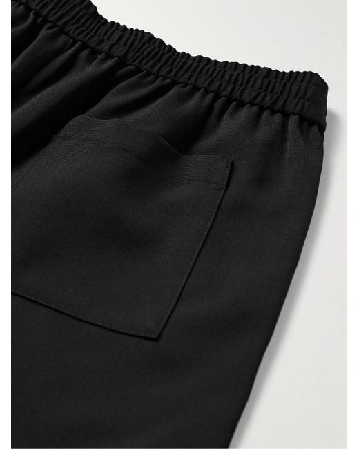 Acne Black Canvas Wide-leg Trousers for men