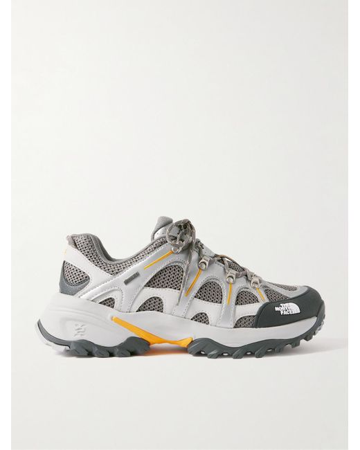 The North Face Gray Hedgehog 06 Rmst Rubber And Shell-Trimmed Mesh Hiking Sneakers for men