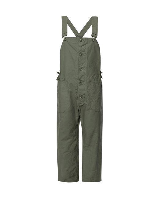 Engineered Garments Green Cotton-canvas Overalls for men