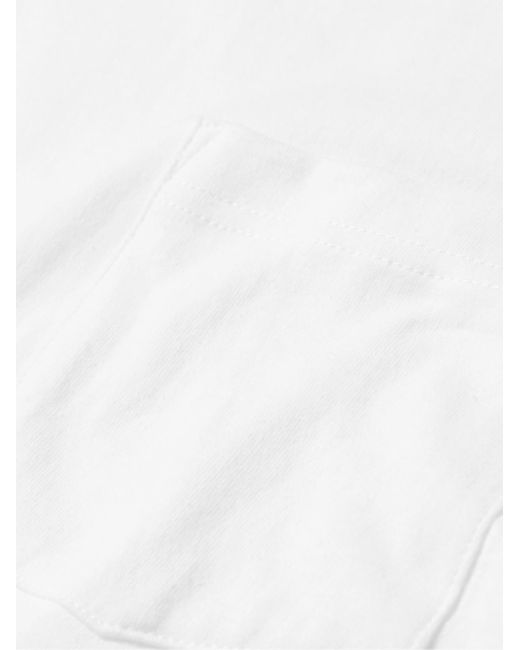 Beams Plus White Two-Pack Cotton-Jersey T-Shirts for men
