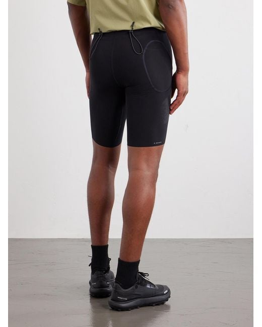 Satisfy Blue Logo-Appliquéd 9' Justice Cordura Shorts for men