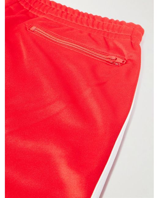 SAINT Mxxxxxx Red Striped Jersey Straight-Leg Track Pants for men