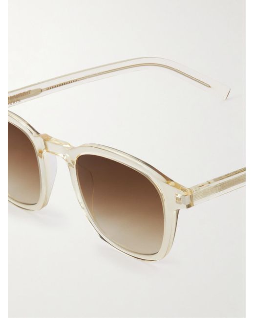 Saint Laurent Natural D-frame Acetate Sunglasses for men