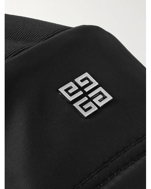 Givenchy Essential U kleiner Rucksack aus Shell mit Lederbesatz in Black für Herren
