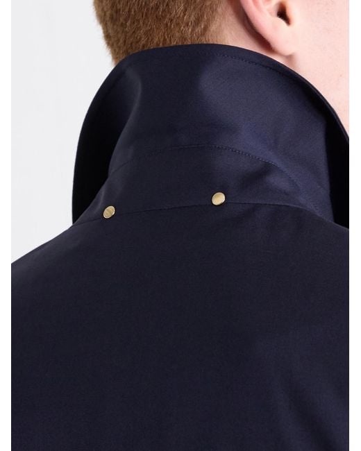 Paul Smith Blue Wool Coat for men