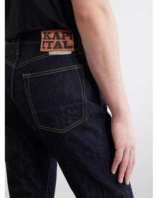 Kapital Blue Monkey Cisco Slim-fit Jeans for men