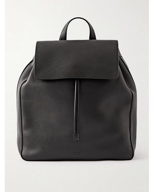 Tom Ford Black Leather Backpack for men