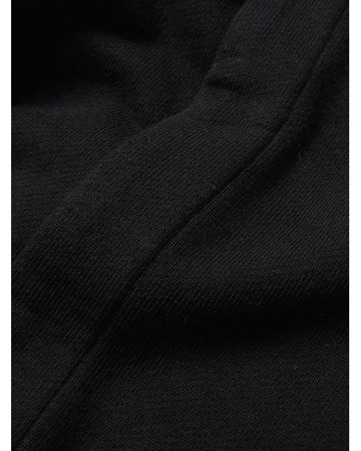 Cardigan in jersey di cotone di Auralee in Black da Uomo