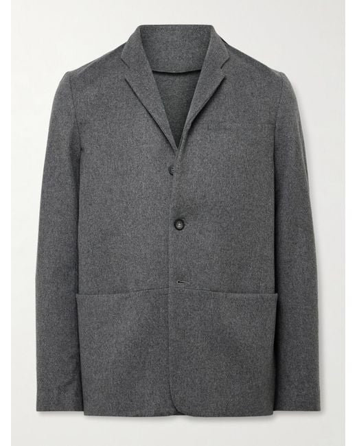 Sease Gray Ellen 2.0 Unstructured Wish Virgin Wool And Cashmere-Blend Felt Blazer for men