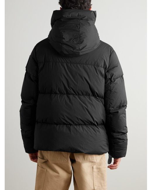Canada Goose Black Crofton Quilted Enduraluxe® Down Jacket for men