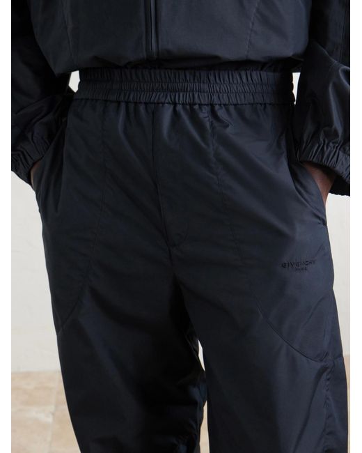 Givenchy Blue Tapered Cotton-Blend Shell Sweatpants for men