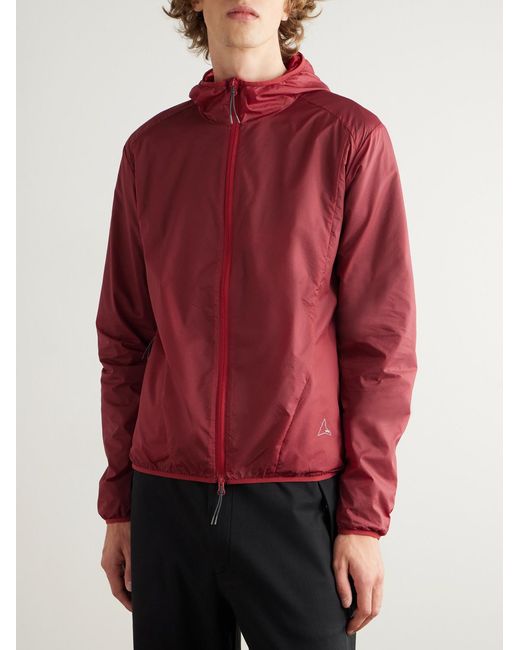 Roa Hue Logo-Embroidered Micro Nylon-Ripstop Hooded Jacket for men