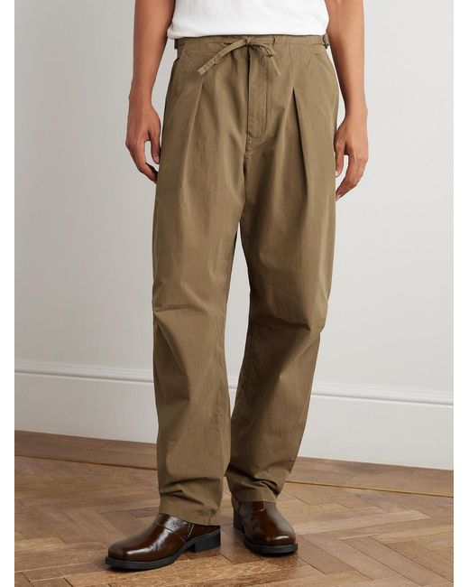 Isabel Marant Natural Deyann Tapered Cotton-blend Twill Trousers for men