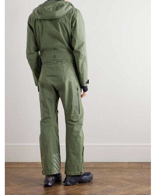 Loro Piana Green Cotton-blend Ripstop Ski Jumpsuit for men
