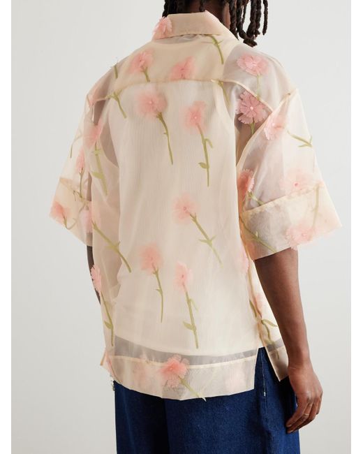 Camicia di Simone Rocha in Natural da Uomo