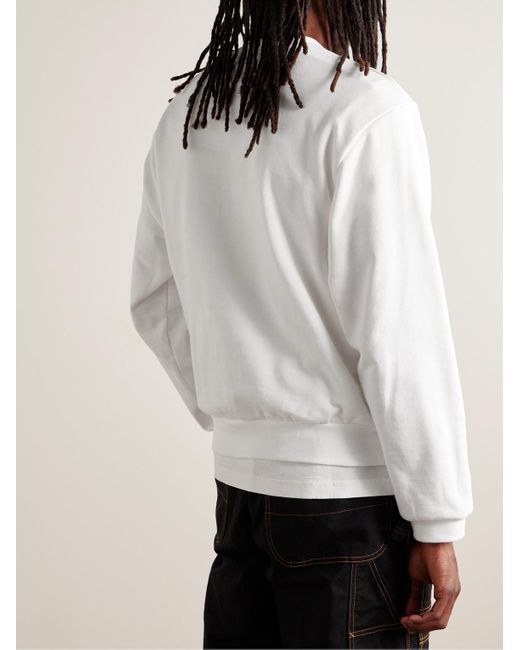 Kapital White Printed Cotton-jersey Sweatshirt for men