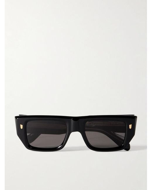 Cutler & Gross Black 1413 D-Frame Acetate Sunglasses for men