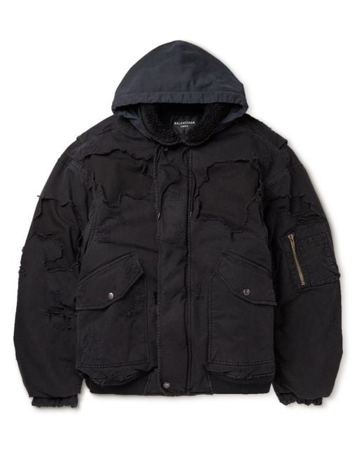 Balenciaga Oversized Distressed Cotton 