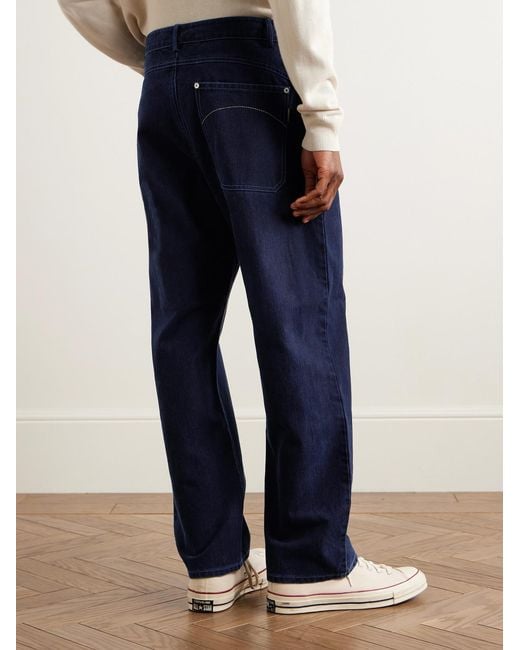 Folk Blue Barrel-leg Jeans for men