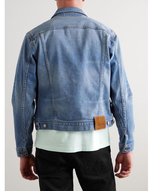 Tom Ford Blue Icon Denim Jacket for men