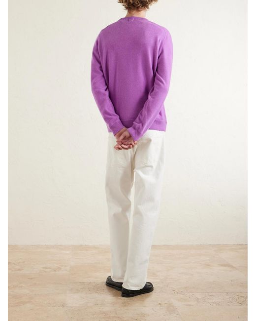 Massimo Alba Pink Cashmere Sweater for men