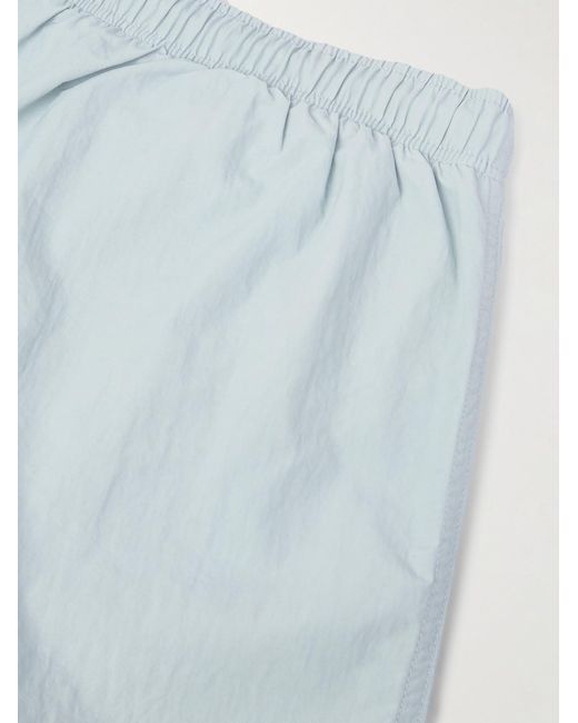 Our Legacy Blue Mid-Length Straight-Leg Swim Shorts for men