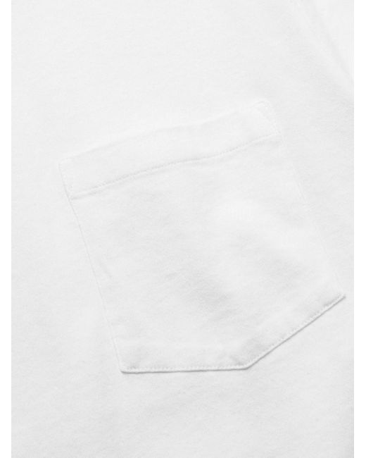 Corridor NYC White Garment-Dyed Cotton-Jersey T-Shirt for men