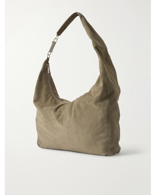 Rick Owens Natural Gemini Suede Tote Bag for men