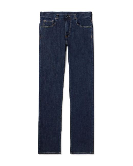 Canali Blue Slim-fit Jeans for men